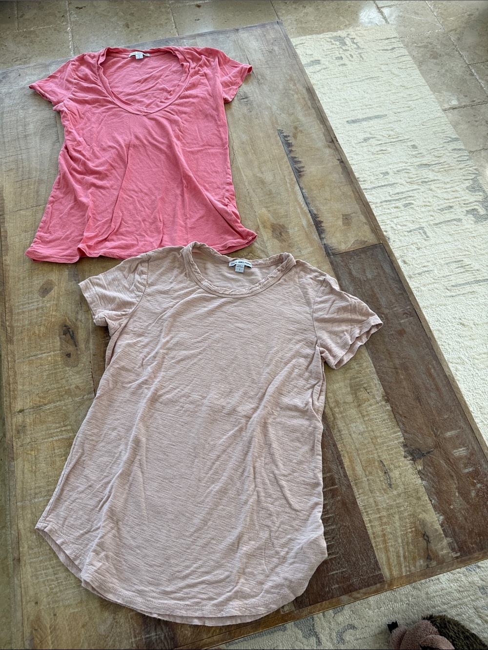 James Perse lot of two tees. Size 1